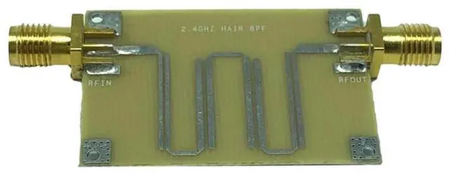 Main image of 1 Piece Microstrip Filter Frequency Bandpass Filter Versatile Convenient Utility Module 2.3-2.5Ghz PCB