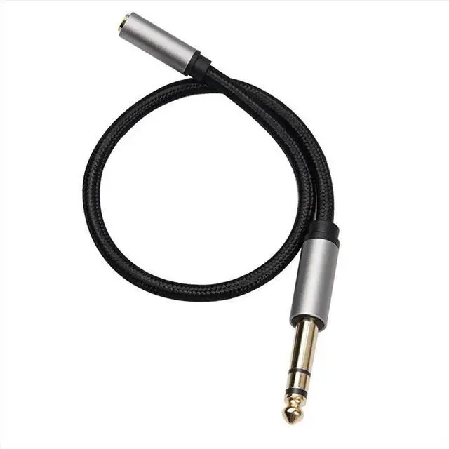 Alt view image 2 of 3 - Audio Adapter 6.35mm 1/4 Male to 3.5mm 1/8 Female Stereo Jack for Amplifiers, Guitar, Keyboard Piano, Home Theater 30CM