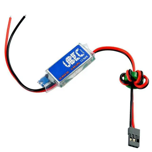 Alt view image 5 of 6 - Electric Control BEC Full Screen Shielded Anti-Interference Switch Power 2-6S Voltage Reduction Module 3A 5V UBEC Heli