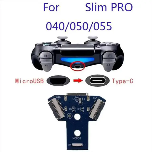 Alt view image 6 of 6 - DIY Type-C for -040 050 055 Charging Port Socket Circuit LED Board Replacement for Slim