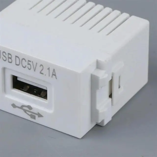 Alt view image 6 of 6 - Mobile Phone Charging Panel USB Power Module 220V Socket 5V Transformer 2.1A USB Charging Power Socket Switching Adapter