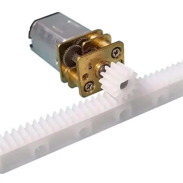 Alt view image 6 of 6 - N20 Geared Motor Micro, Motor 0.5 Modular Rack Guide 12-Tooth 15-Tooth 3MMD Hole Gear Set