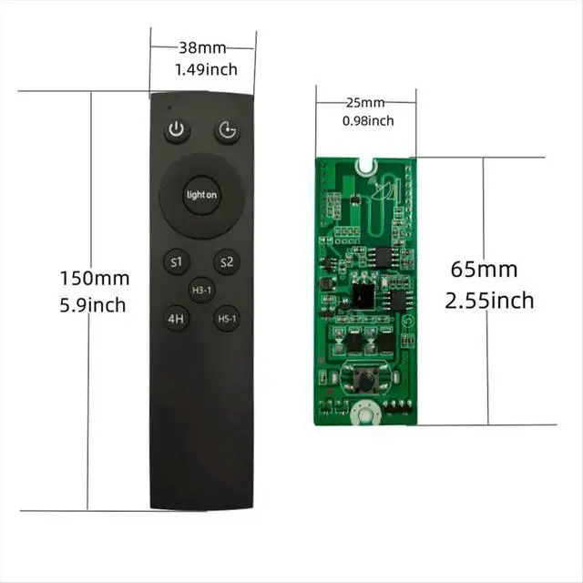 Alt view image 6 of 6 - Solar Street Light Driver Board 3.2V 3.7V High Power Remote Control Radar Human Body Induction Solar Light Circuit