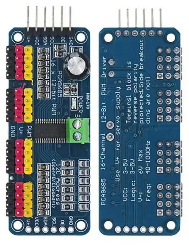 Alt view image 6 of 6 - 16 Channel PWM Servo Drive Board Robot Controller IIC Interface Driver Module PCA9685 for