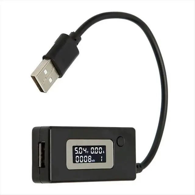 Alt view image 5 of 6 - USB Voltage/Amps Power Meter Tester Multimeter Digital Multimeter USB 2.0 Multifunction Electrical Tester Capacity.