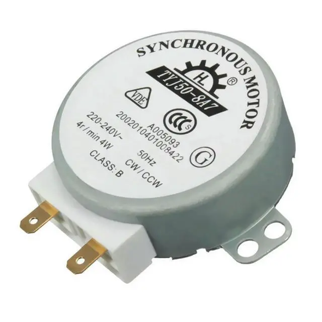 Alt view image 5 of 6 - Microwave Turntable Synchronous Motor AC220-240V 4 RPM CW/CCW Motor TYJ50-8A7 for //