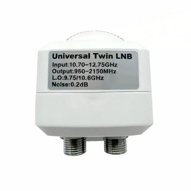 Alt view image 4 of 6 - Digital KU-BAND Universal Twin Dual LNB Linear Converter Satellite TV Receiver 1080P Full SR-3602ACE for 75 Satellite