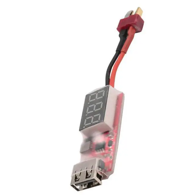 Alt view image 4 of 6 - 2S-6S Lipo Lithium to USB Charger Converter with Voltage Display Adapter Board for Protect Phone Features, Plug