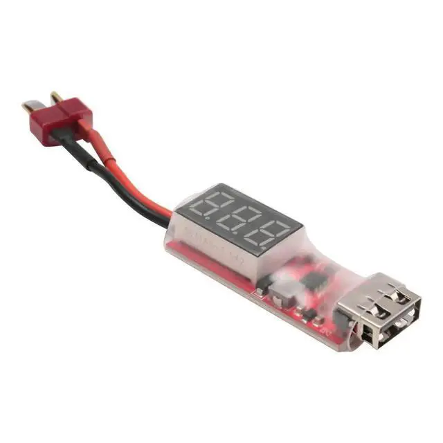Alt view image 6 of 6 - 2S-6S Lipo Lithium to USB Charger Converter with Voltage Display Adapter Board for Protect Phone Features, Plug