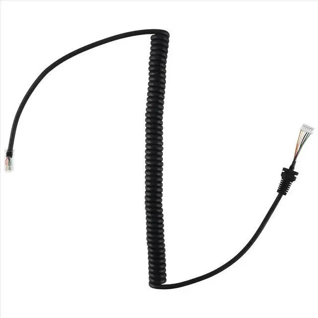 Alt view image 5 of 6 - Car Hand Speaker Microphone Cable for -48 -48A6J FT-8800R FT-8900R FT-7900R FT-1807 FT-7800R FT-2900R FT-1900