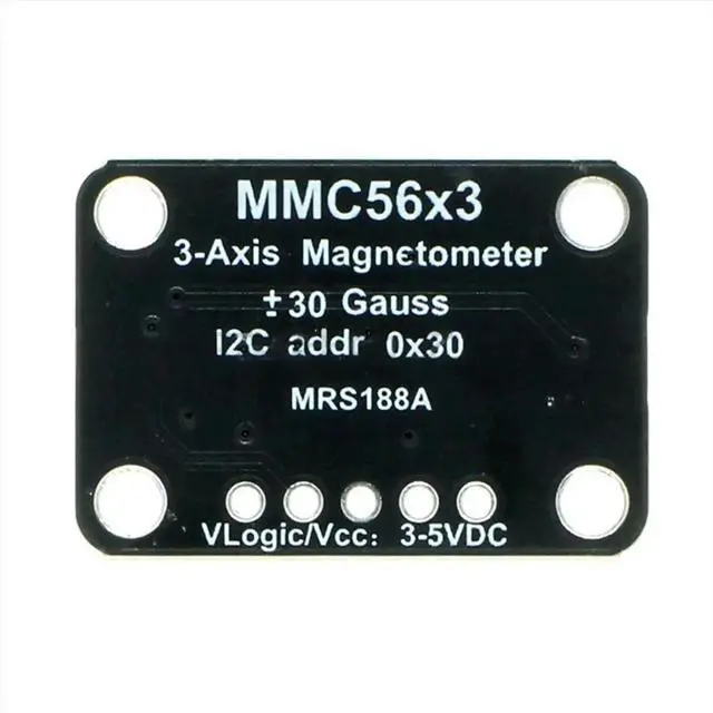 Main image of MMC5603 Triaxial Magnetometer Module High Sensitivity for STEMMA QT/Qwiic Interface