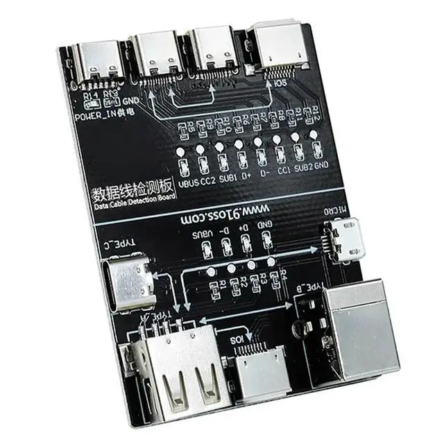 Alt view image 2 of 3 - T5 Multi-Function Cable Testing Module Data Cable Tester with Anomaly Detection & Rapid Diagnosis for USB/Type-C/Lightn