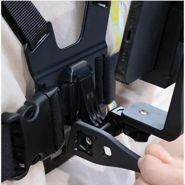Alt view image 4 of 6 - For Phone 5pcs Action Camera Kit Head Strap Chest Straps Mount Adjustable