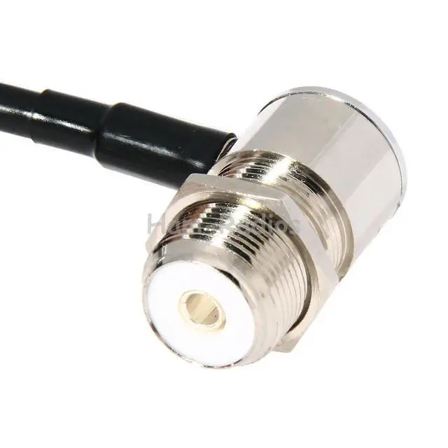 Alt view image 4 of 6 - Walkie Talkie Antenna Connector 50-3 RG585 Coaxial Extend Cord Cable
