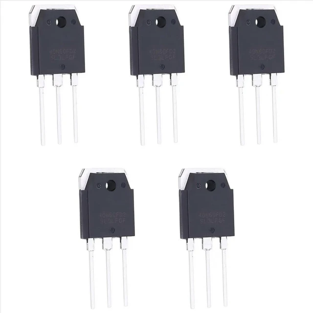 Alt view image 5 of 6 - 5PCS 40N60FD2 SGT40N60FD2 SGT40N60FD2PN 40A 600V Transistor TO-3P - High Efficiency & Fast Switching