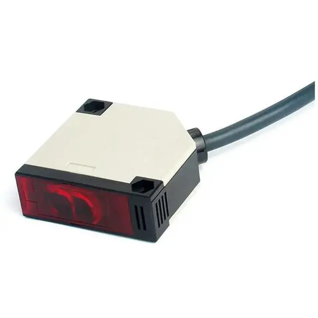 Alt view image 4 of 6 - E3JK-R4M1 Reflective Square Photoelectric Switch Sensor With Reflector Plate AC220V/DC24V Universal Model