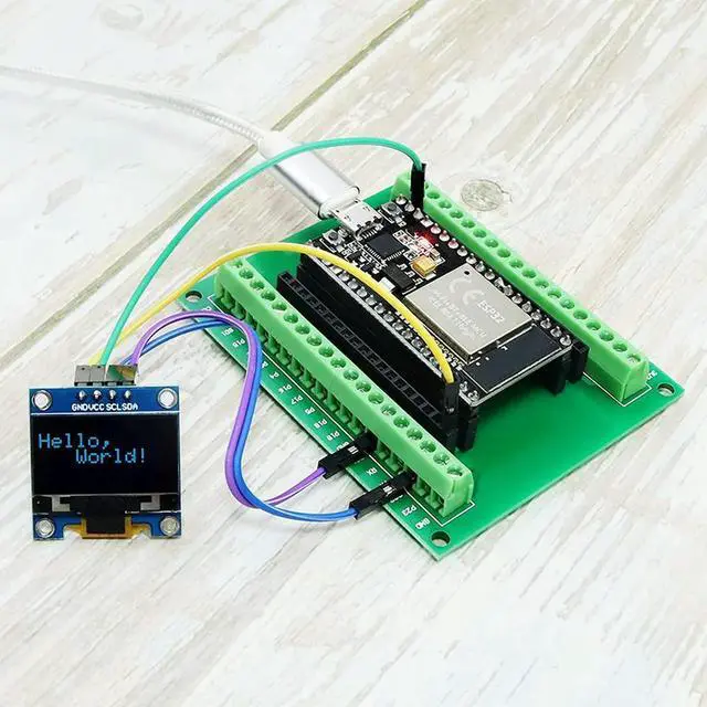 Alt view image 6 of 6 - 2Pcs Breakout Board GPIO 1 Into 2 for 38PIN Narrow Version ESP--32 Microcontroller Development Board