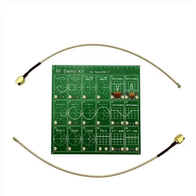 Alt view image 5 of 6 - Filter Demo Kit -F Test Board HAM Vector Network Test Convenience 500-600MHZ Attenuator