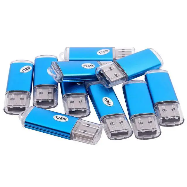 Alt view image 5 of 6 - 10 x USB Memory 2.0 Memory Stick Flash Drive 128MB Gift Blue