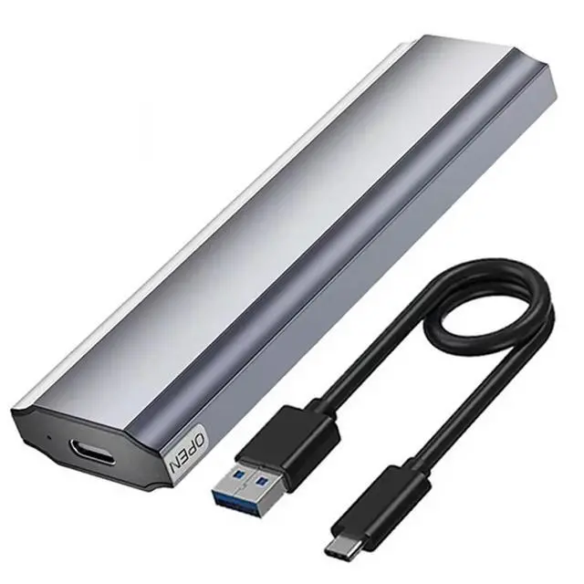 Alt view image 5 of 6 - M11 Toolless M.2 SSD Hard Drive Case NVME/NGFF 10Gbp Type-C 3.1 Solid State Drive Enclosure for Expansion