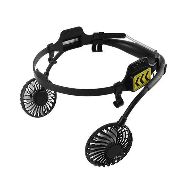 Alt view image 4 of 6 - Safety Helmet External Fan 3 Speeds For Summer Cooling With Night Light Suitable For Most Helmets