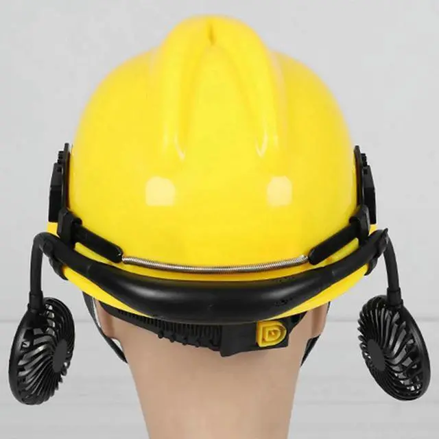 Alt view image 6 of 6 - Safety Helmet External Fan 3 Speeds For Summer Cooling With Night Light Suitable For Most Helmets