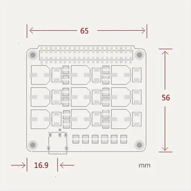 Alt view image 6 of 6 - Power Filter Purification Board for Audio Decoder Board HIFI Expansion Module F11-003(A)