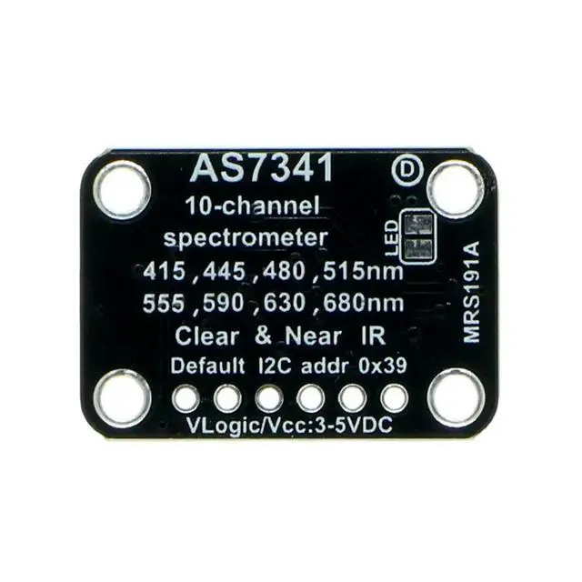 Alt view image 4 of 6 - AS7341 11-CH Sensor Module Light Color Sensor Splitter Board Color Measurement Detection