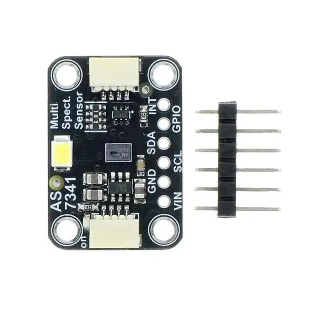 Alt view image 5 of 6 - AS7341 11-CH Sensor Module Light Color Sensor Splitter Board Color Measurement Detection