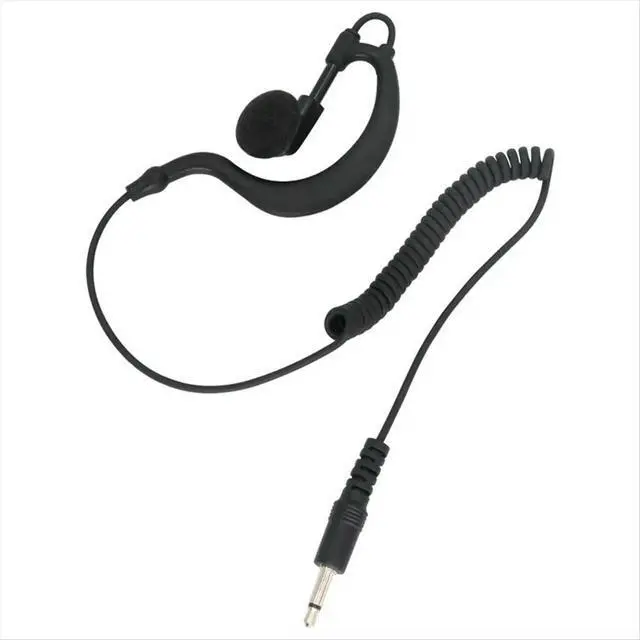 Alt view image 4 of 6 - G Shape Soft Ear Hook Earpiece Headset 3.5mm Plug Ear Hook for MP3 phones Walkie Talkie