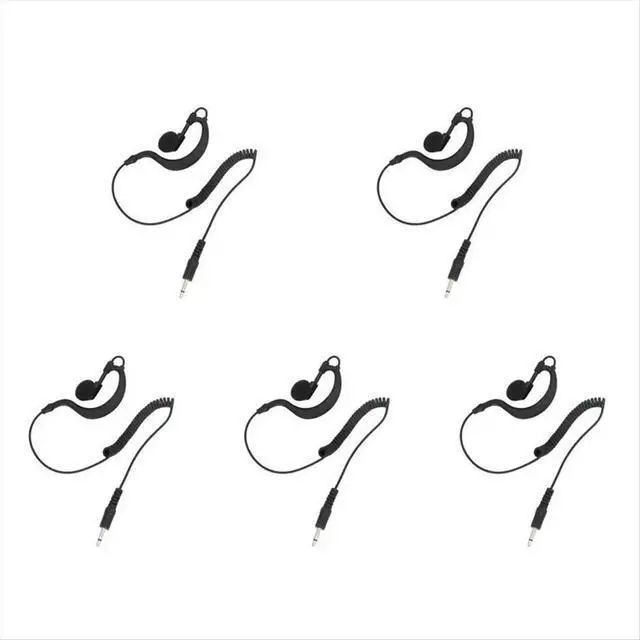 Alt view image 5 of 6 - G Shape Soft Ear Hook Earpiece Headset 3.5mm Plug Ear Hook for MP3 phones Walkie Talkie