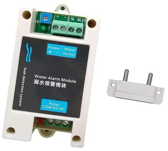 Alt view image 4 of 6 - 12V DC Wired Water Detectors Water Leak Alarm Module Leakage Flood Sensor With 10A NC NO Relay Output Control