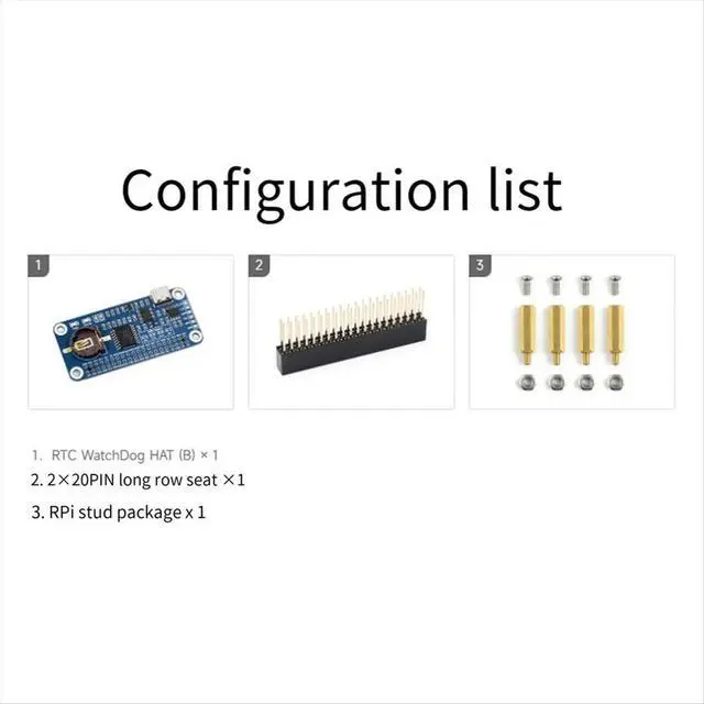 Alt view image 5 of 6 - For RTC WatchDog HAT(B) Expansion Board Real Time Clock Onboard DS3231SN RTC Chip for Nano