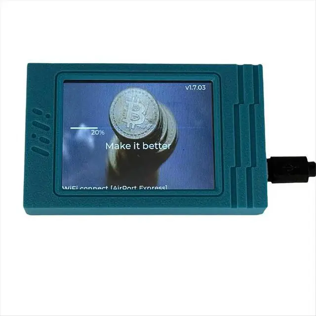 Alt view image 4 of 6 - NerdMiner V2 MAX BTC Solo Miner 1050KH/S Crypto Miner 2.8 Inch Display Miner Nerdminer Win 3.125 BTC