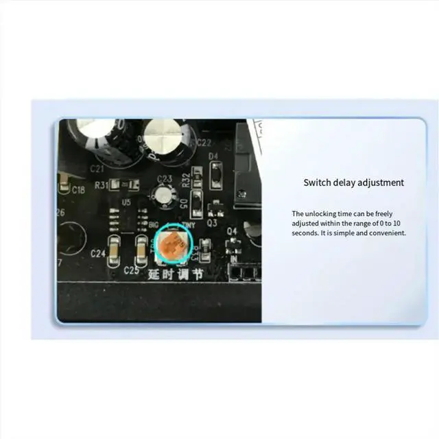 Alt view image 4 of 6 - DC 12V-14V 5A Access Control Switch Power Supply 2Lock Double Relay Door Power Source AC110-230V Work for Video Intercom