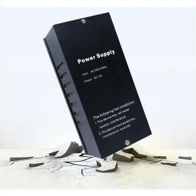 Alt view image 6 of 6 - DC 12V-14V 5A Access Control Switch Power Supply 2Lock Double Relay Door Power Source AC110-230V Work for Video Intercom
