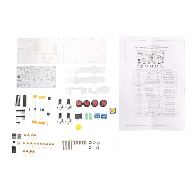 Alt view image 3 of 3 - MAX038 Signal Generator DIY Kit 1Hz-20MHz Function Generator High-Speed Op-Amp Generator Sine/Rectangular/