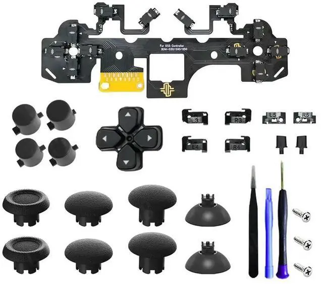 Alt view image 2 of 3 - Ergonomic Micro-Switch Tactile Clicky Hair Trigger Kit+Joystick Cap for BDM-030/040/050 12 Key Click A
