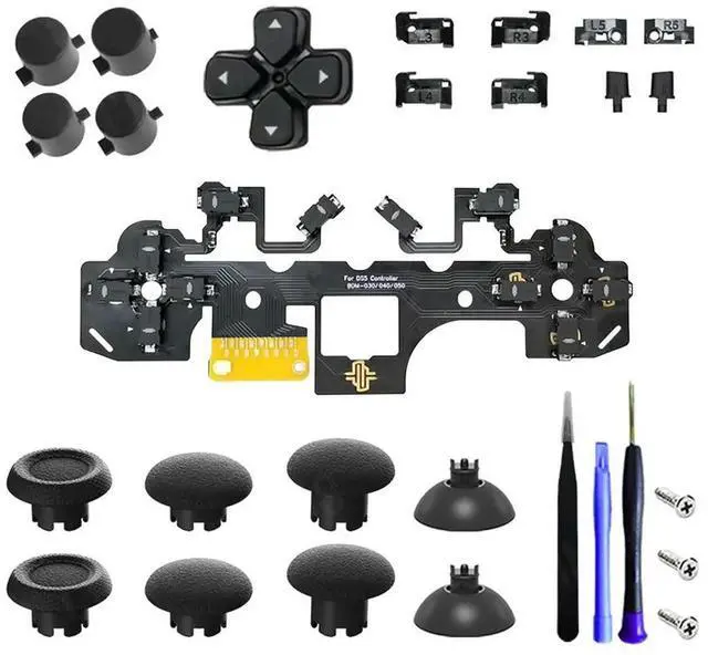 Alt view image 3 of 3 - Ergonomic Micro-Switch Tactile Clicky Hair Trigger Kit+Joystick Cap for BDM-030/040/050 12 Key Click A