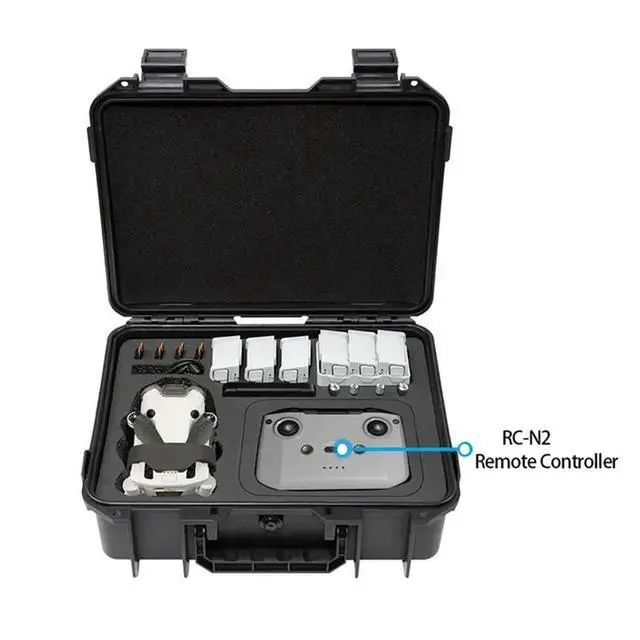 Alt view image 2 of 3 - For Mini 4 Pro Case Mini 4 Pro Explosion Proof Case Waterproof Box Hard Shell Large Capacity Case