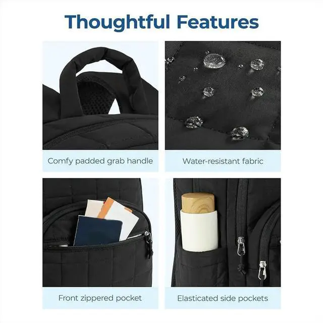 Main image of 15.6in Laptop Bag College Backpack High Capacity School Backpack Cute Girl Travel Book Bag Female Fashion Ladys Pink
