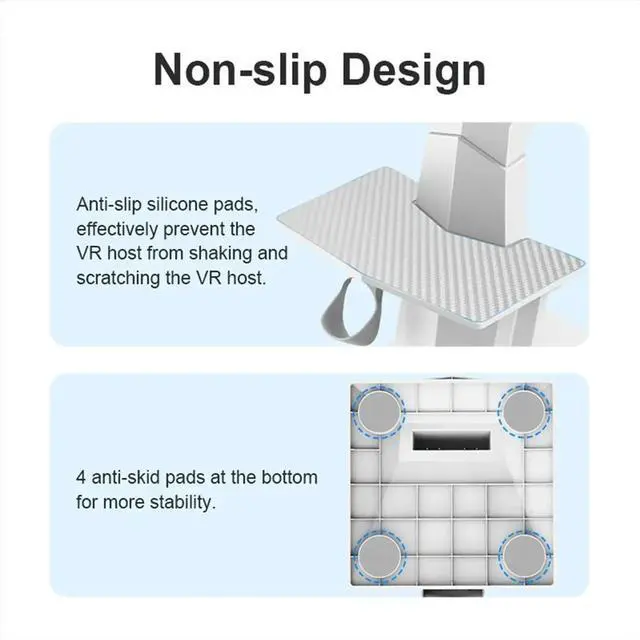 Main image of VR Stand Display Holdeand Controller for 3/ Pro/ 2 Rechargeable Display Stand White