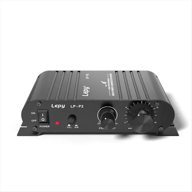 Alt view image 2 of 3 - LP-P2 Mini Subwoofer Full-Range Output 100W Amplifier with Mono Subwoofer Output Audio Amplificador