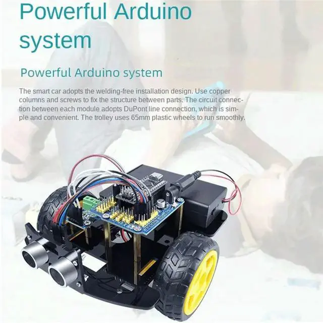 Main image of Car Robot Programming Kit DIY Electronic Kit Car Robot Kit Programming Learning Programming Kit