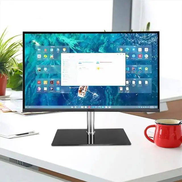 Main image of Universal Tv Stand Adjustable Table Top Tv Stand for 14-27 Inch Led Height Screen Holder Tv Base Stand with Base