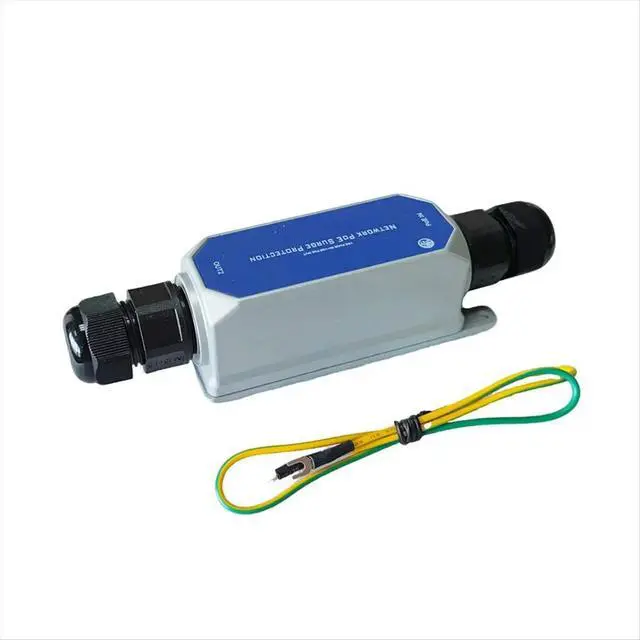 Alt view image 2 of 3 - Outdoor Multi Gigabit POE Surge Protector Waterproof IP67 10KV SPD Lightnings-Protection Arrester 2.5G
