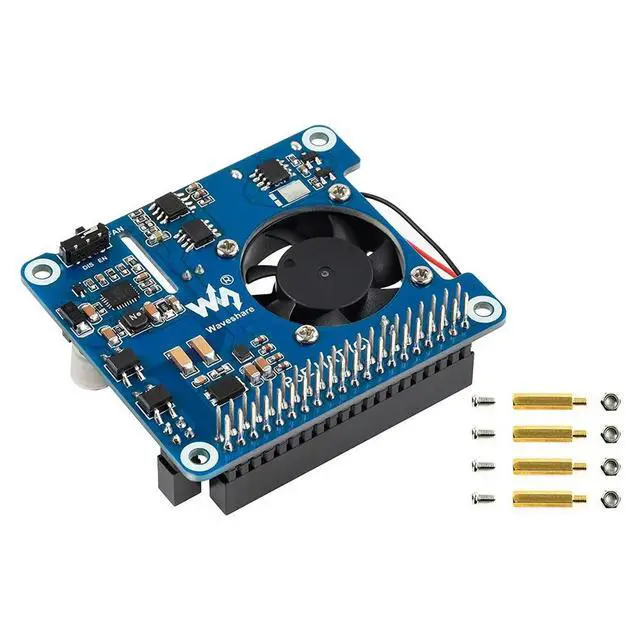 Alt view image 2 of 3 - POE HAT (C) for 4B/3B+, Power Over Ethernet HAT, Support IEEE 802.3Af/At-Compliant Network