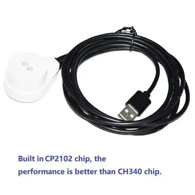 Alt view image 3 of 3 - USB to Optical Interface IRDA Near Infrared IR Magnetic Adapter Transparent Transmission Cable for Meter Readiing