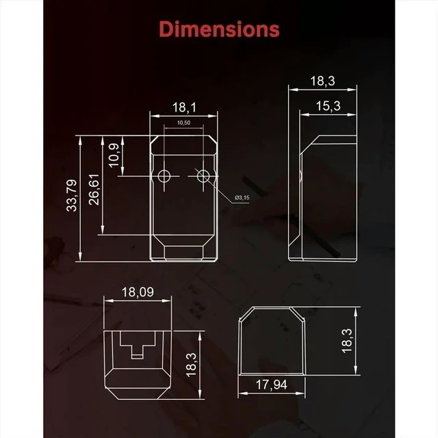 Alt view image 2 of 3 - Eddy Auto Leveling Sensor High-Speed for 2.4 Stealthburner Trident VZbot Printhead Klipper BLTouch