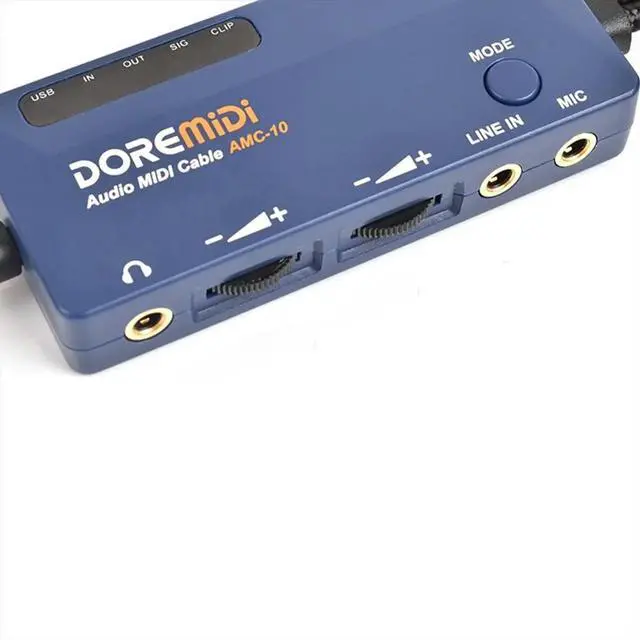 Alt view image 3 of 3 - -10 USB Audio MIDI Cable Converter Dual Function Sound Card and MIDI Interface Plug and Play